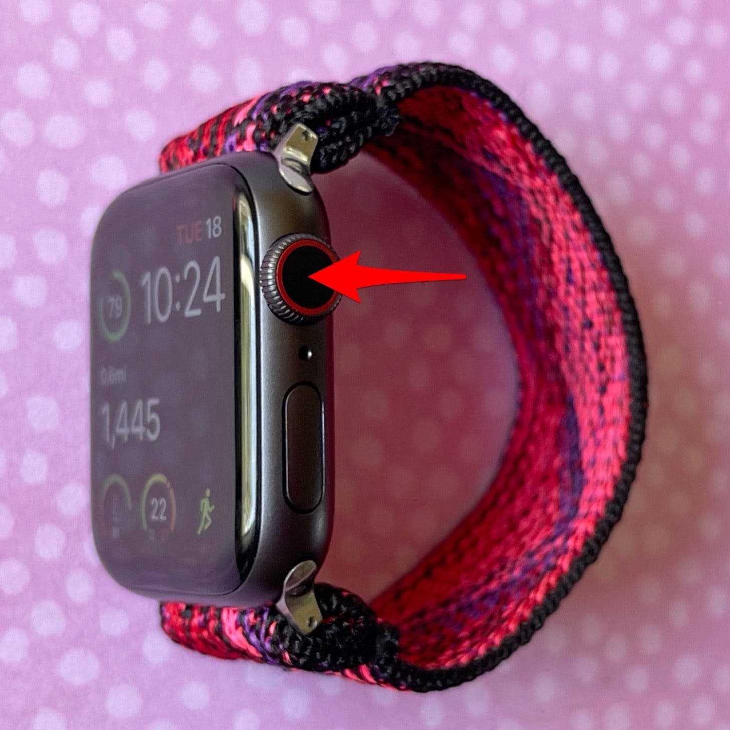 Press the Home button - how to change fitness goals on apple watch