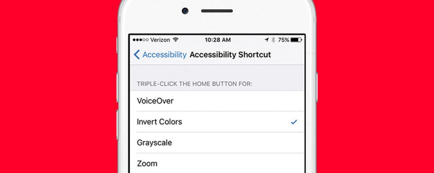 How to Quickly Invert Colors for iPhone Use in Low-Light Situations
