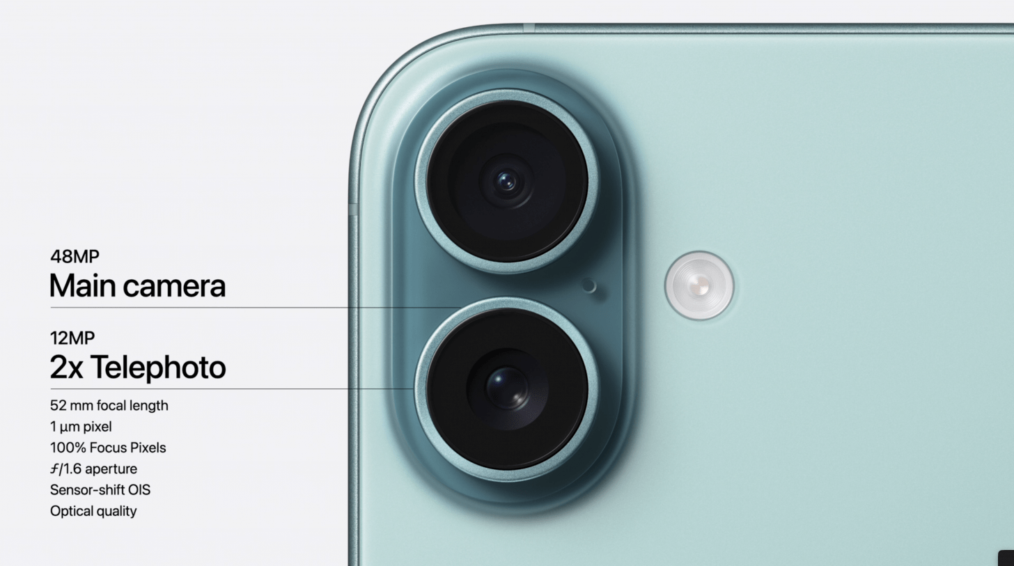 iphone 16 and iphone 16 plus camera system