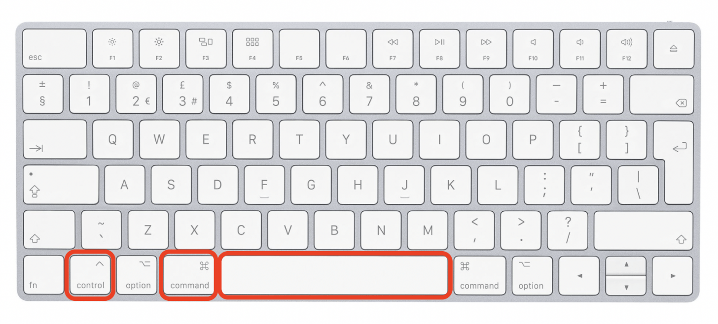 apple search keyboard shortcut