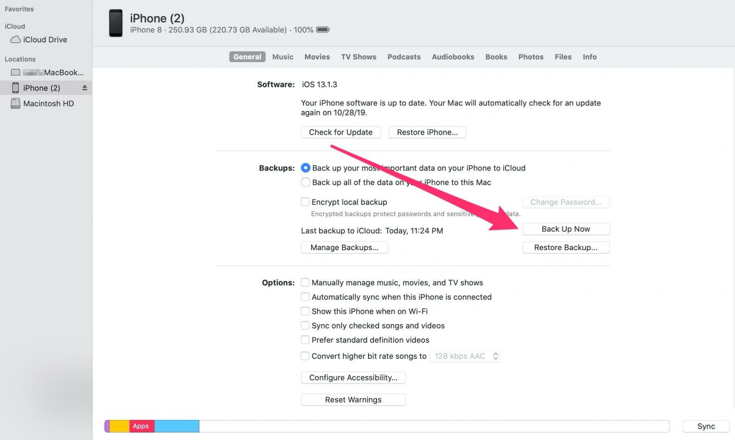 How to Back Up Your iPhone to a Mac without iTunes