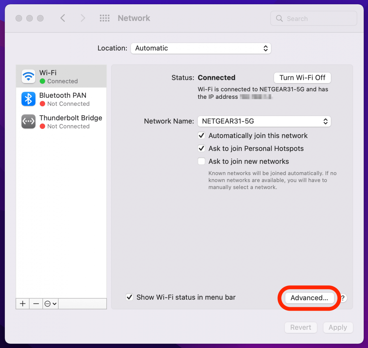 safari cannot open page network connection lost