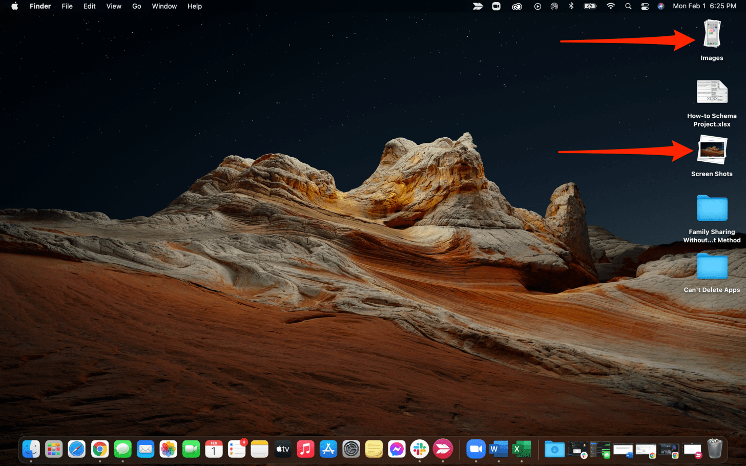 Your files will automatically be sorted and organized into stacks