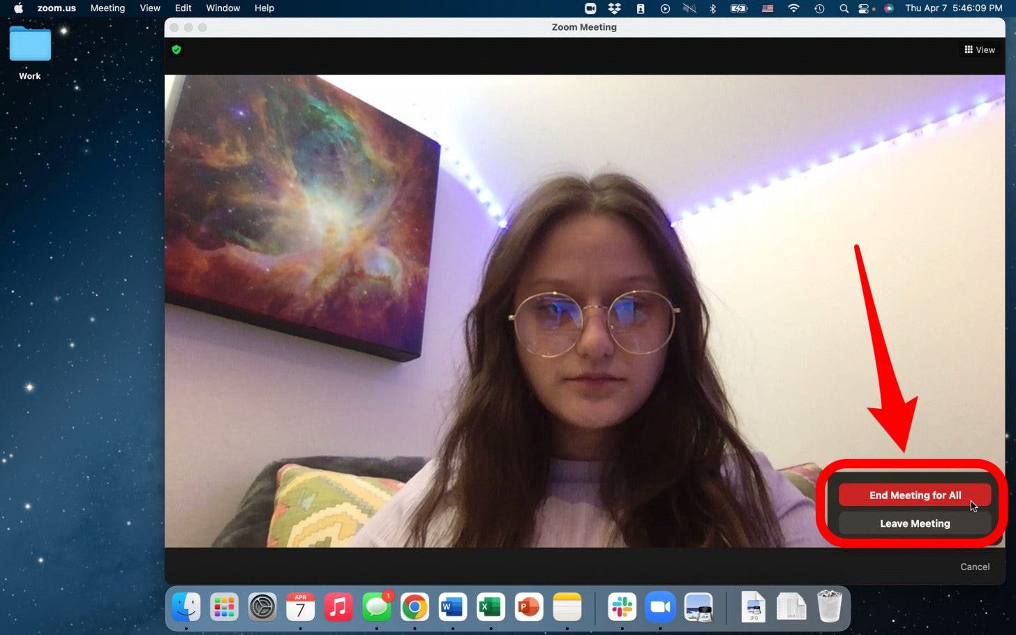 end zoom meeting for all
