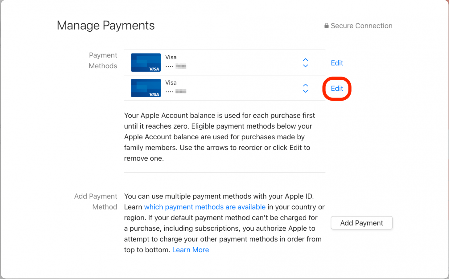 How to Change Credit Card on App Store for Family Sharing on Mac www