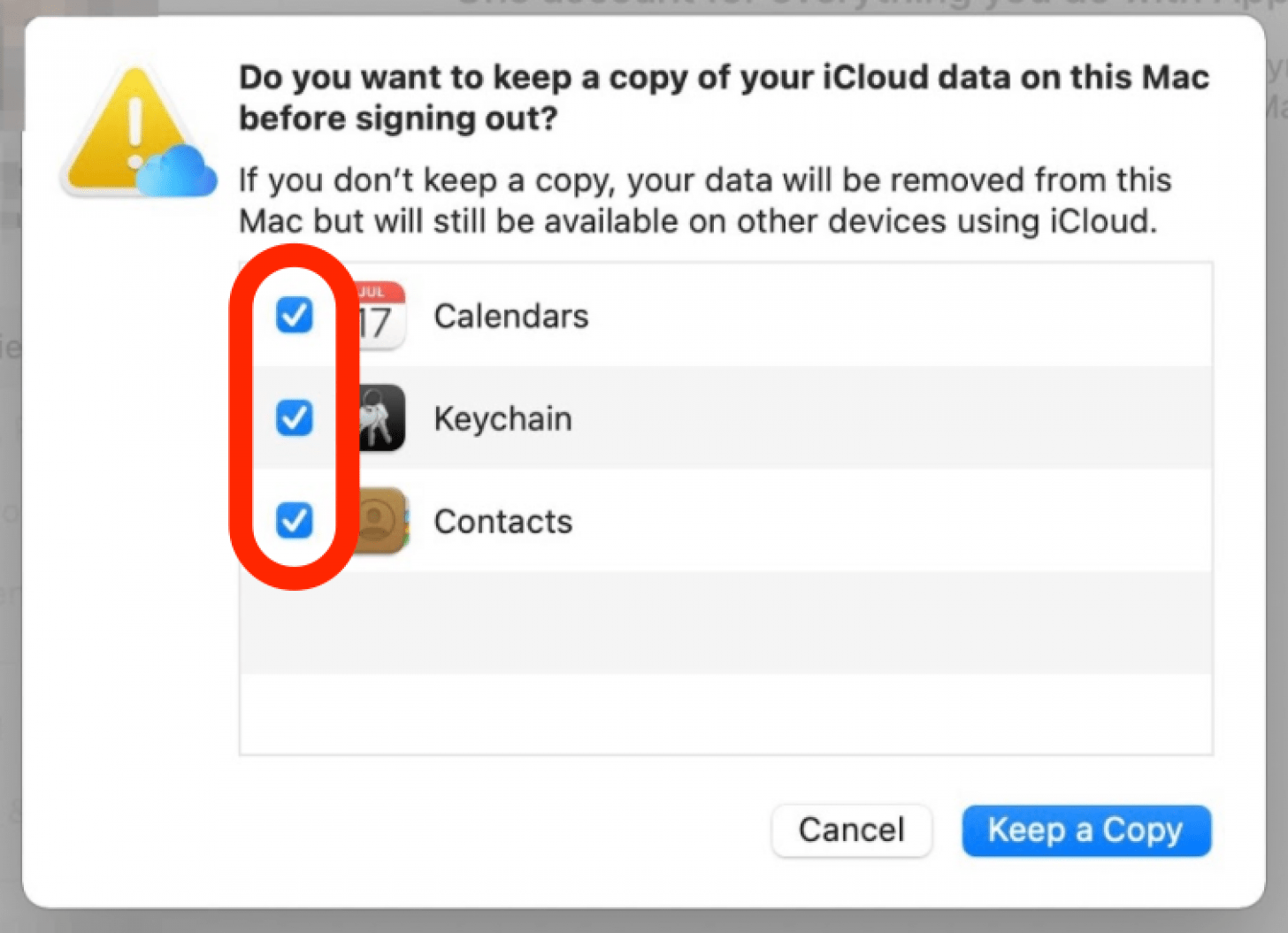How to Reset Mac sign out of iCloud