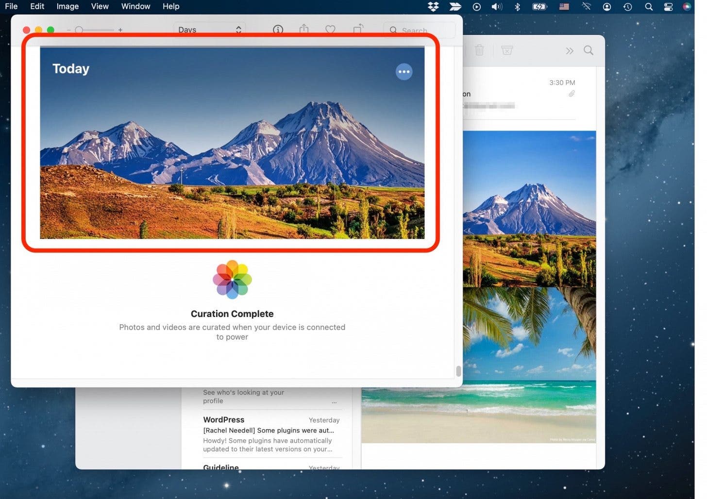 Right-click to save a photo from Apple Mail