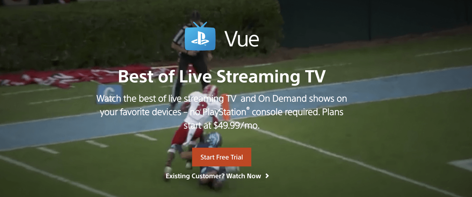 nfl live stream on playstation vue