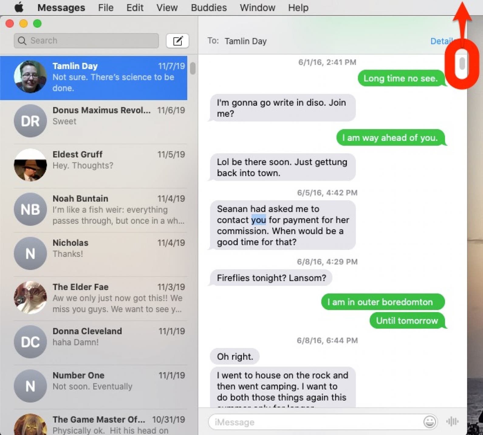 How to save a text conversation on your mac