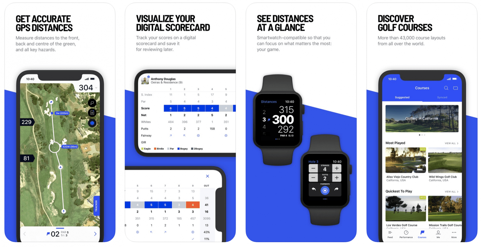 Apple watch hotsell golf scorecard
