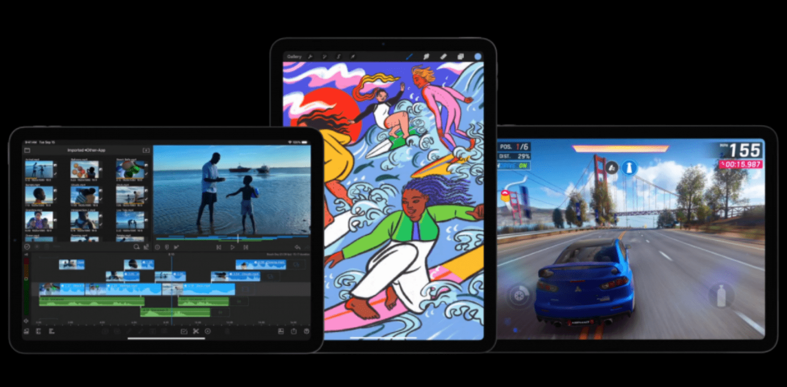 fourth generation ipad air display