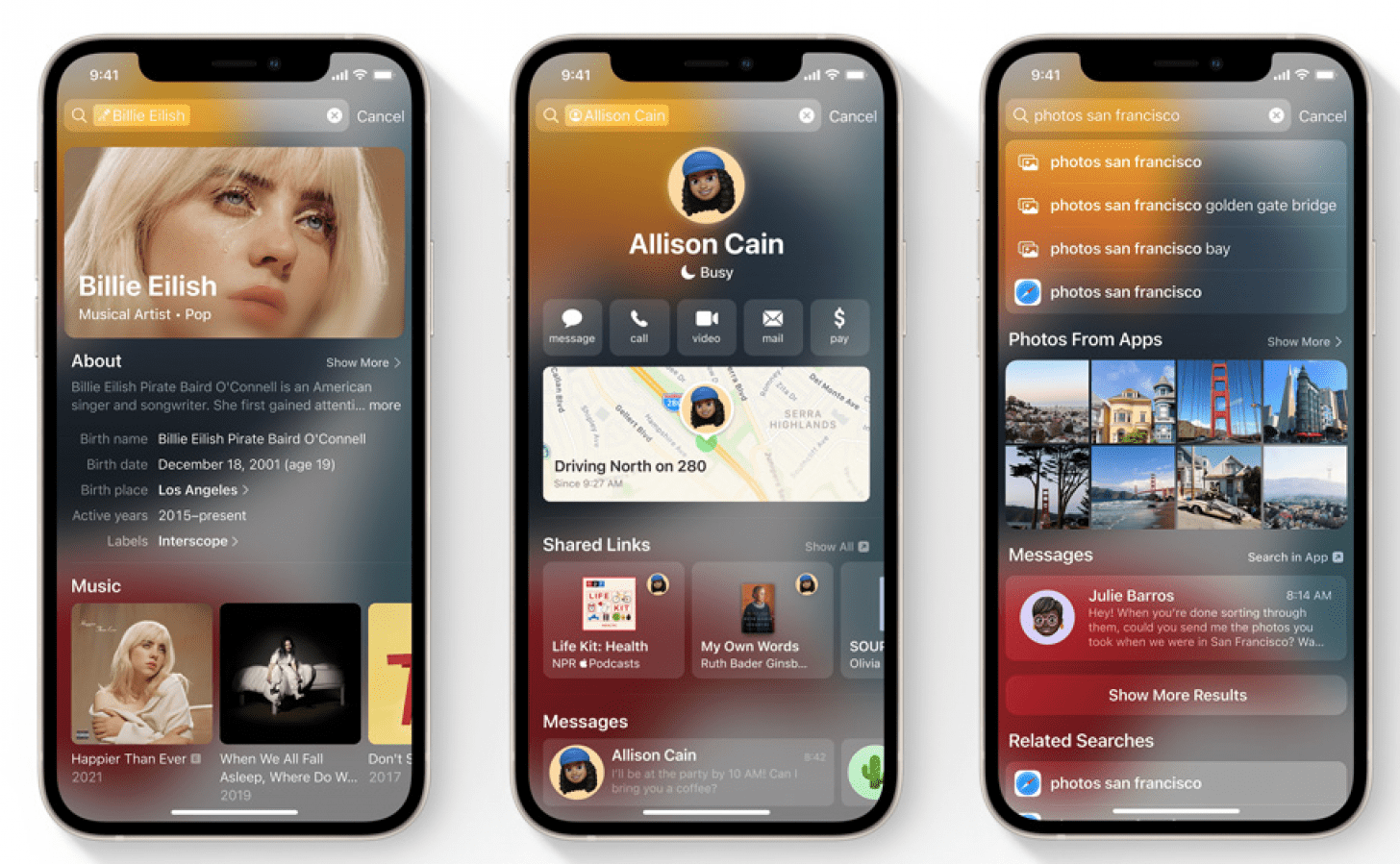 spotlight search ios 15