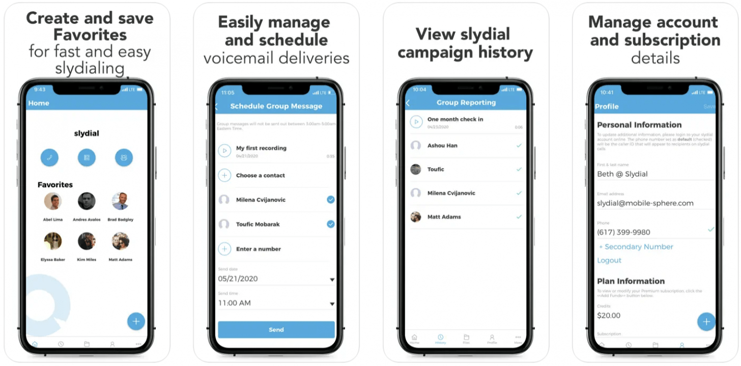 how to go straight to voicemail with slydail