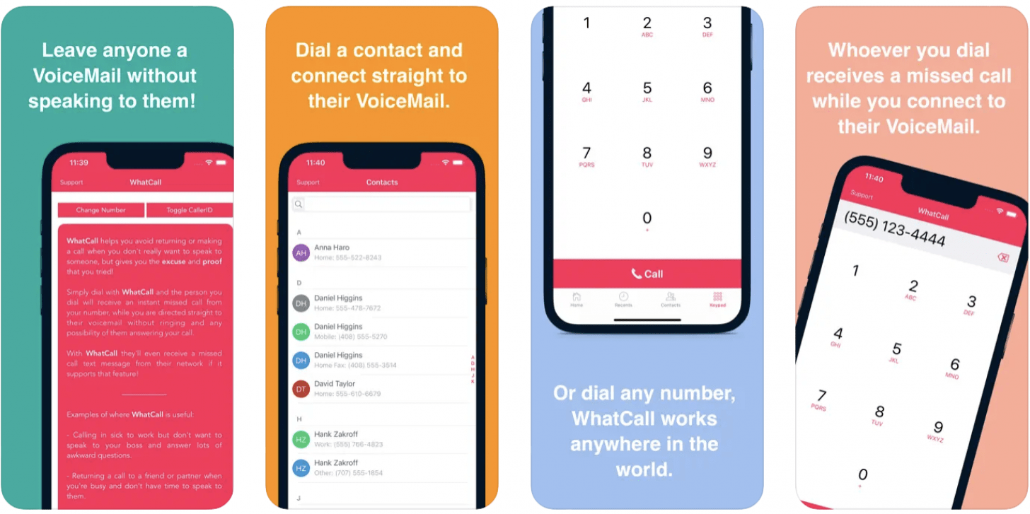 how to go straight to voicemail with what'll