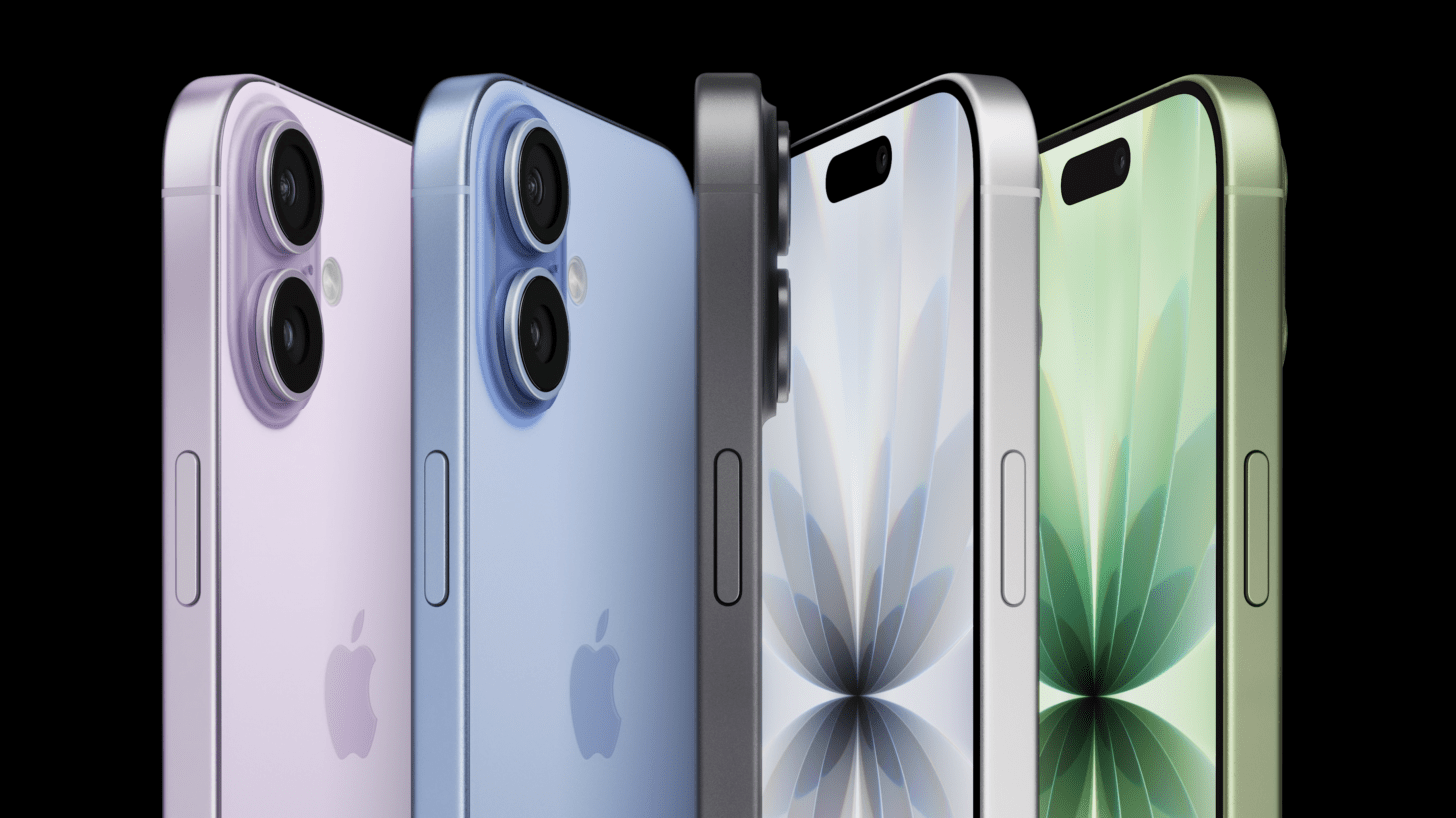 an image displaying all of the new colors of the base iphone 17