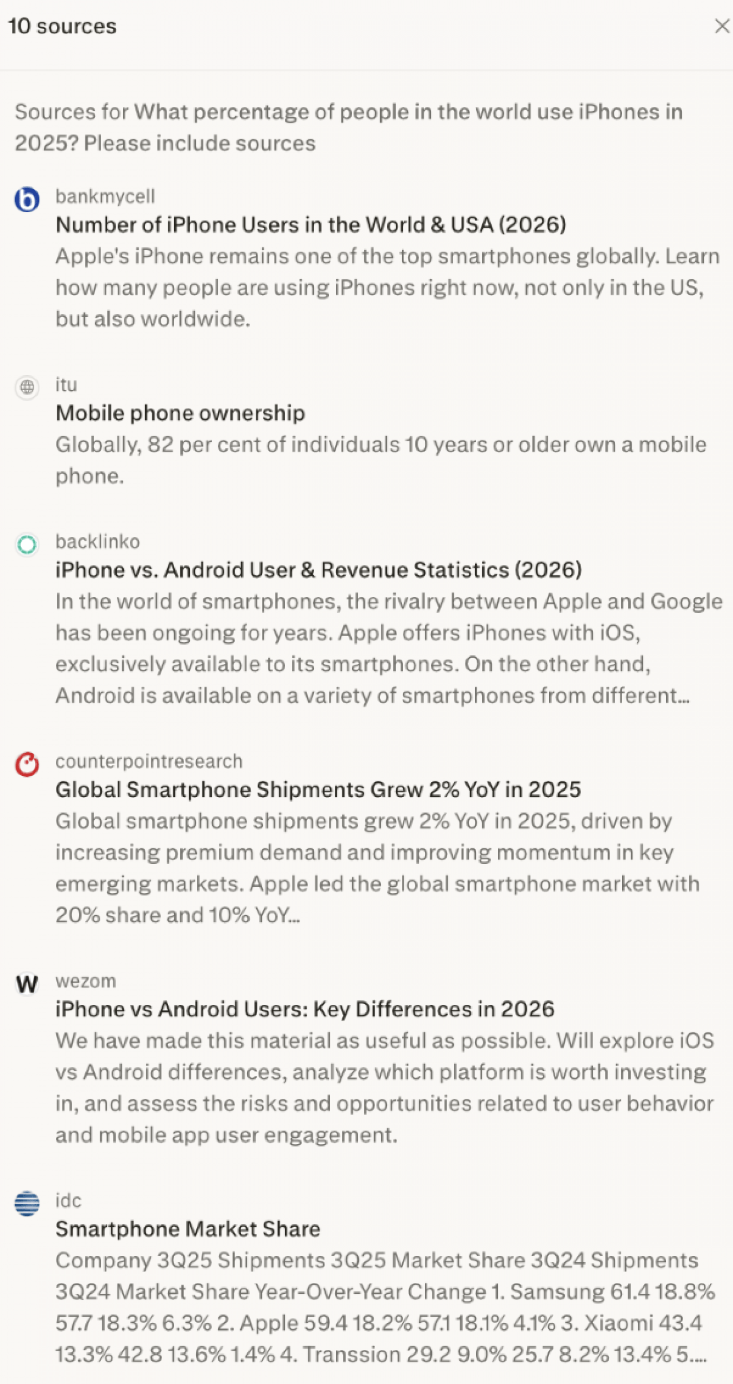 Perplexity iPhone 2