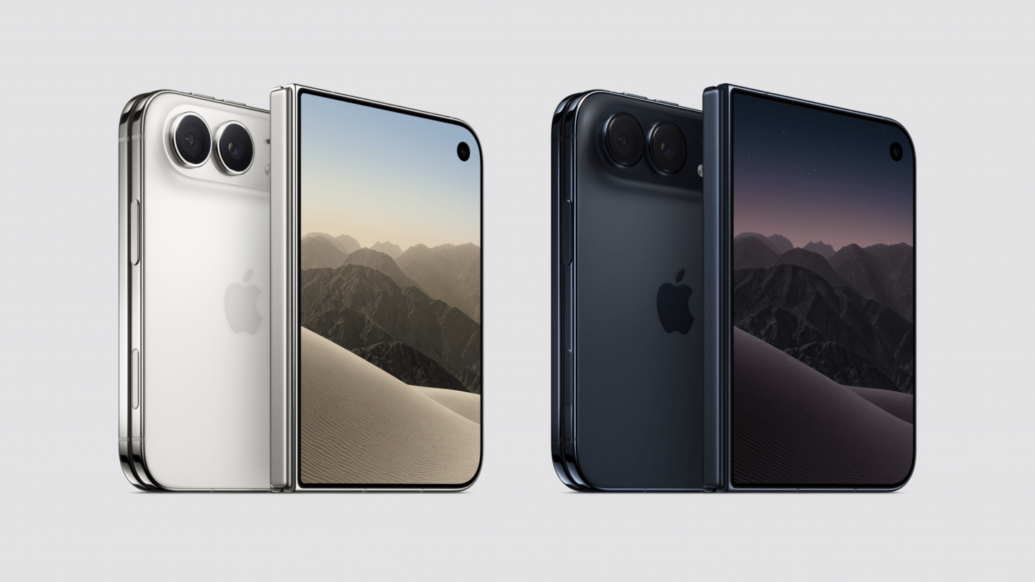 an image showing two iphone duos--one star white and the other night sky colored--standing upright on a white background