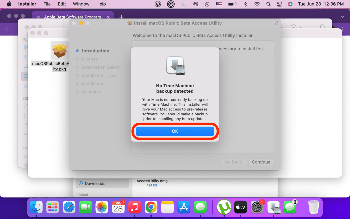 Click OK.