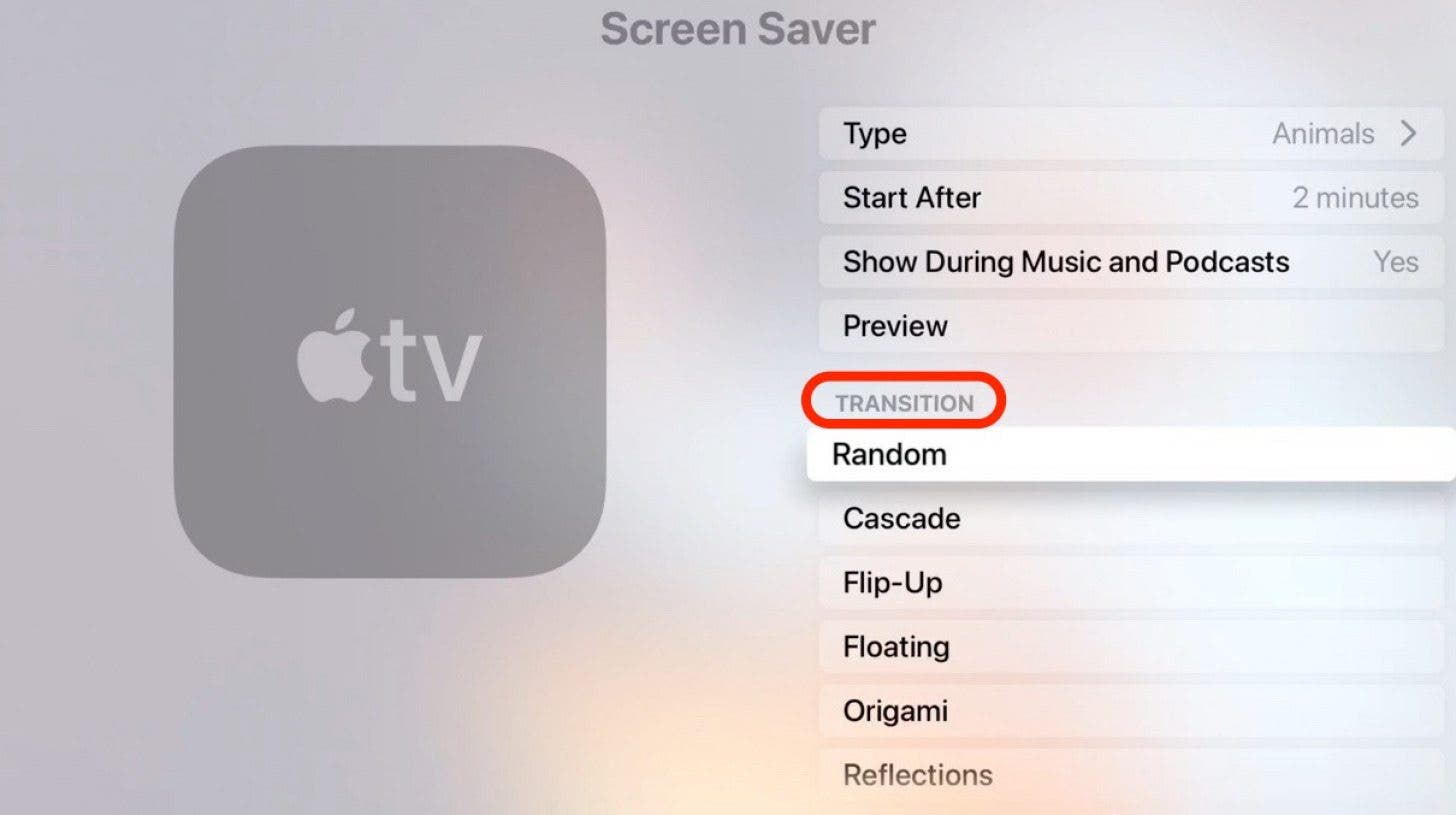 How to Change Your Apple TV Screensaver