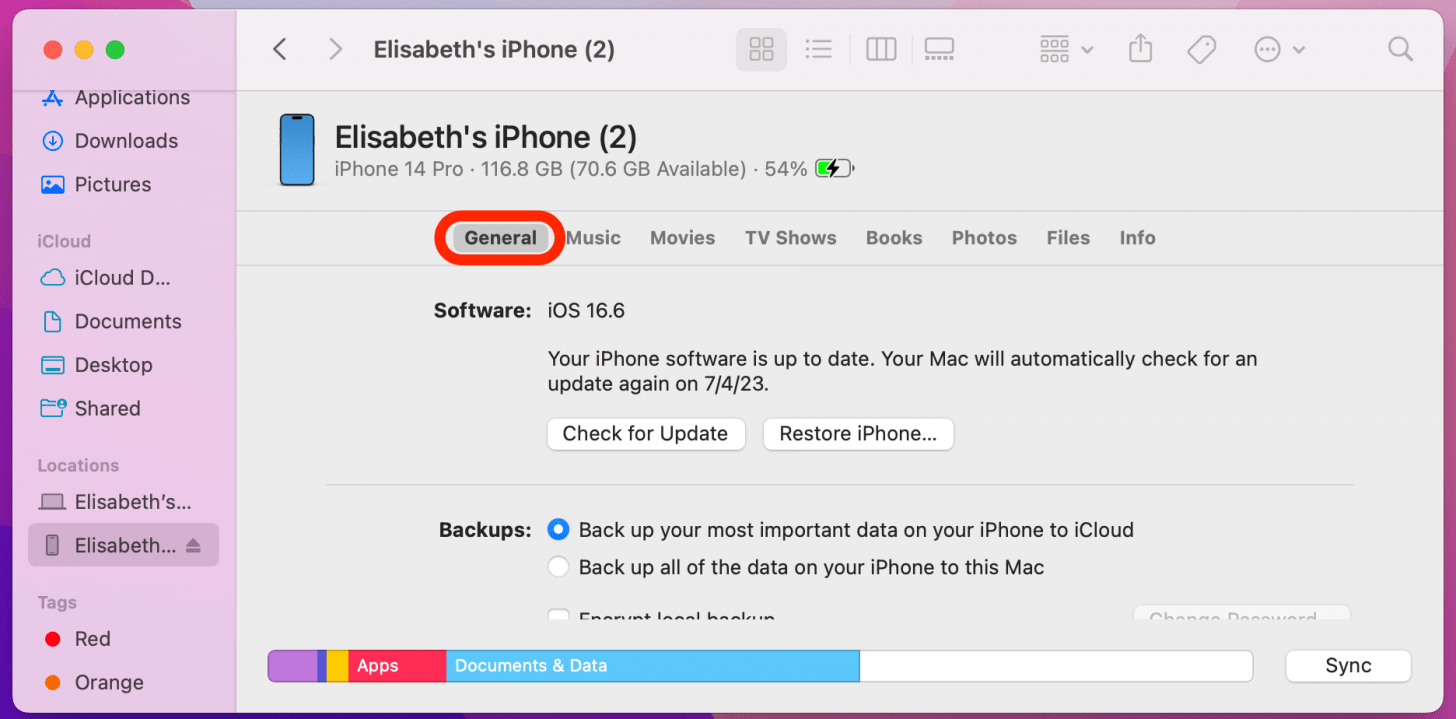 резервное копирование iphone windows