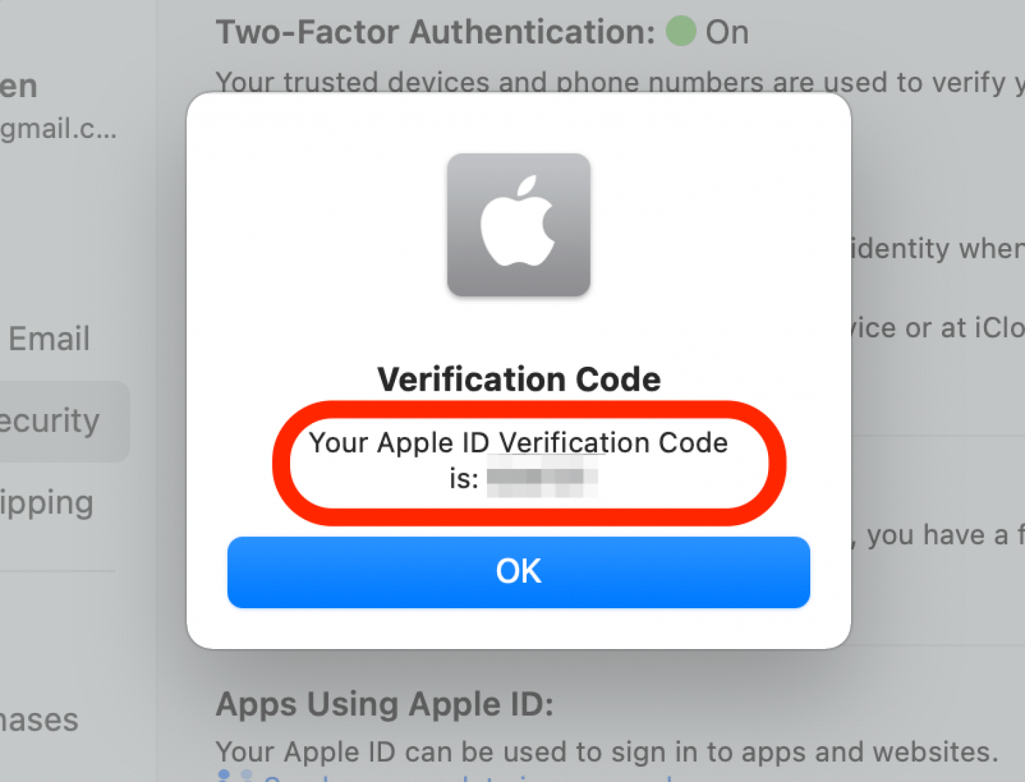 How to sign in with apple id without verification code