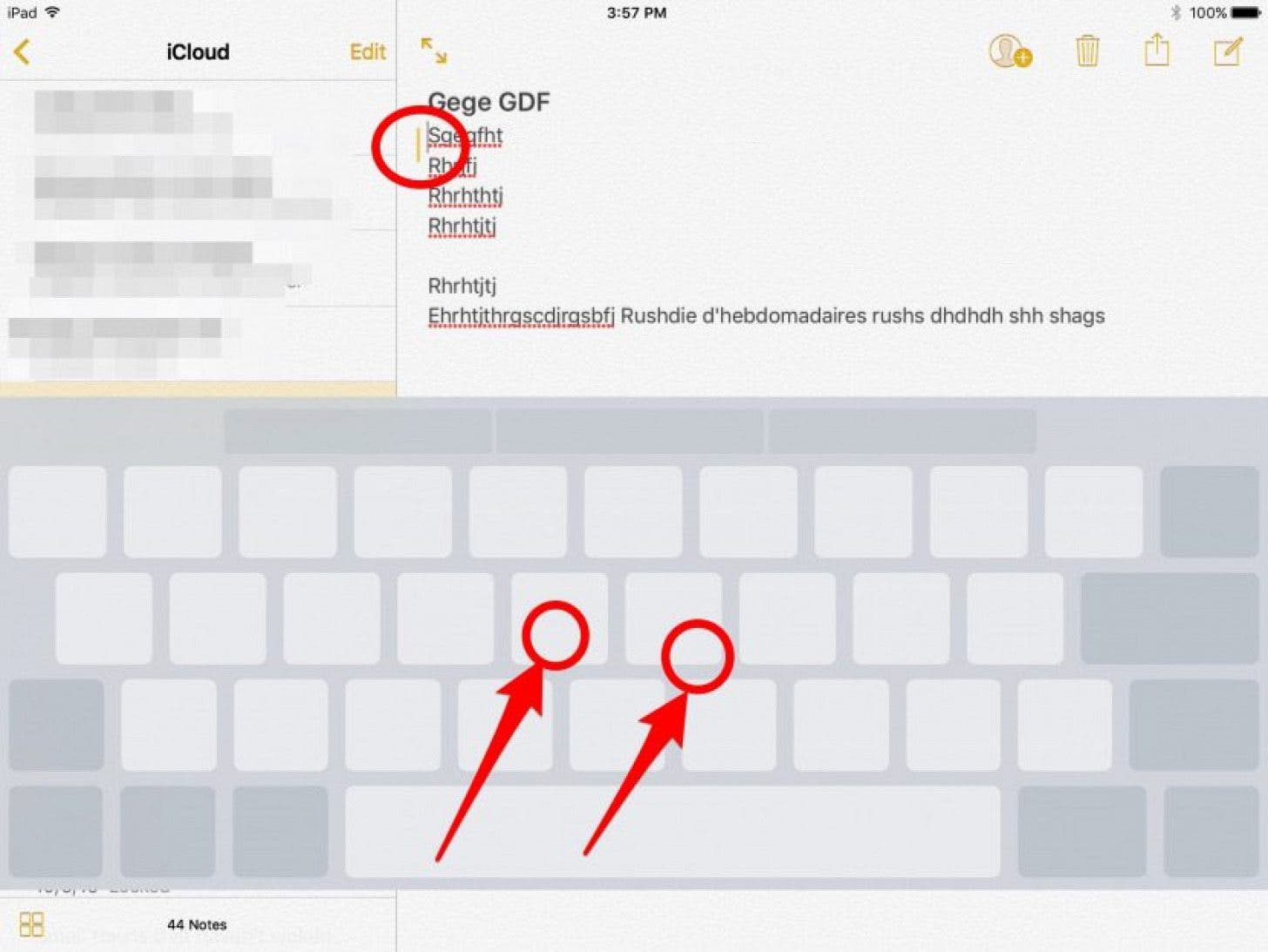 How to Easily Select Text on iPad or iPhone Using the Keyboard as a