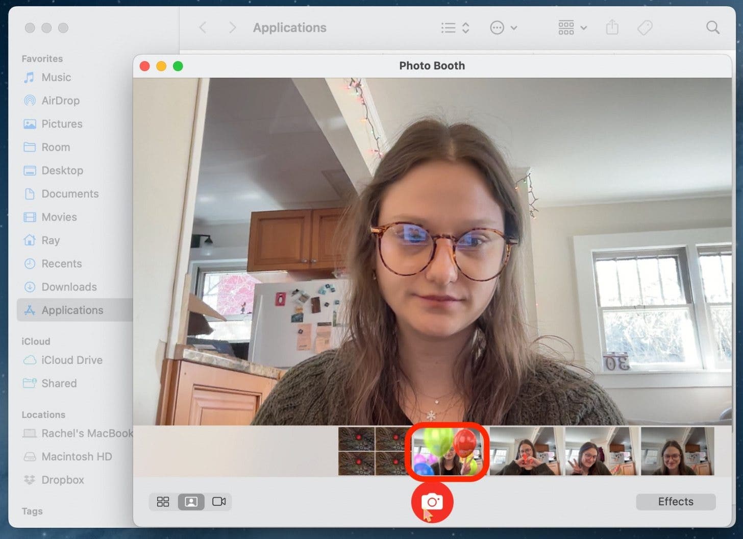 how to take pics on a mac