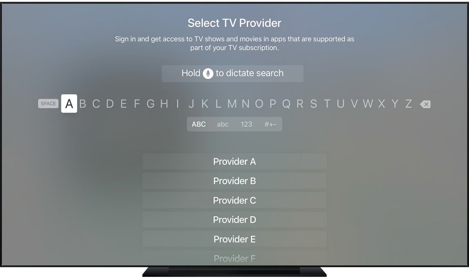 Кинопоиск ру ввести код с телевизора. Apple TV Интерфейс.