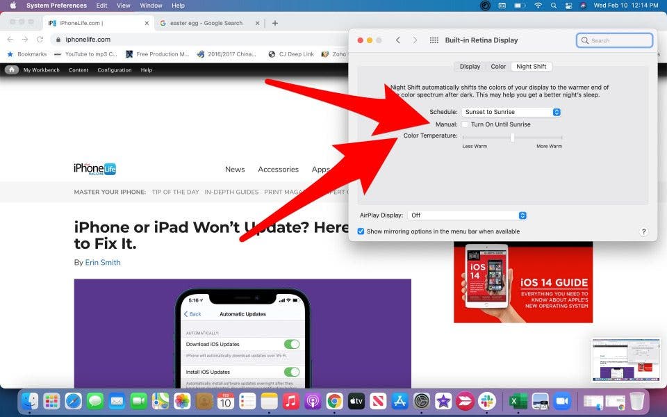 Do Not Disturb settings in System Preferences