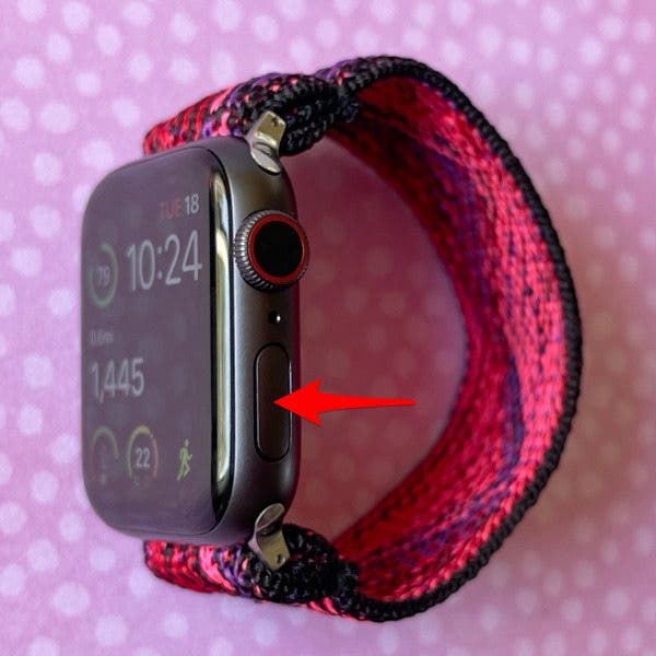 Apple watch 6 side button hotsell