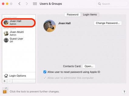 Change Profile Picture Step 6 - Choose User profile