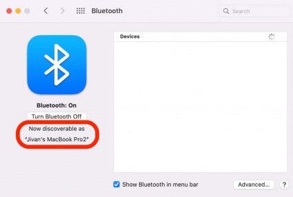 How to Pair Bluetooth Headphones to Mac Step 5 - Discoverable Mode