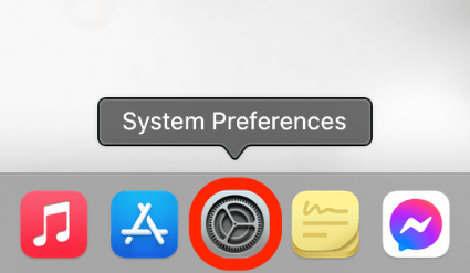 Open System Preferences