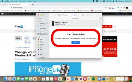 Confirm if you trust your Mac