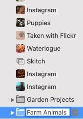 name folder for mac photo albums