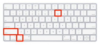 How to type symbols on Mac: Larger Degree Symbol Mac