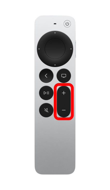 control volume apple tv remote
