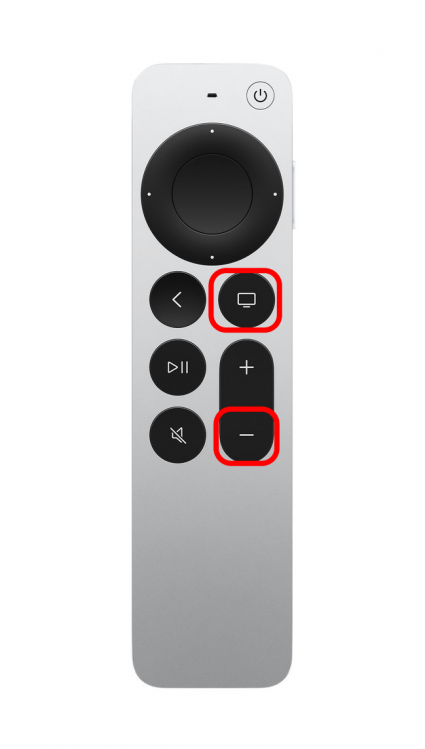 At the same time, press and hold the TV button and the Volume Down button for about five seconds.