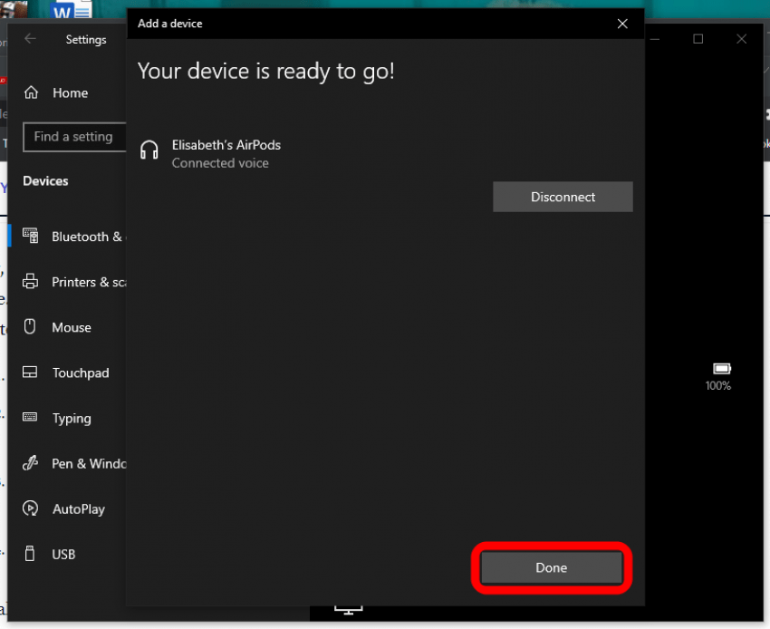 Can we connect airpods to pc top