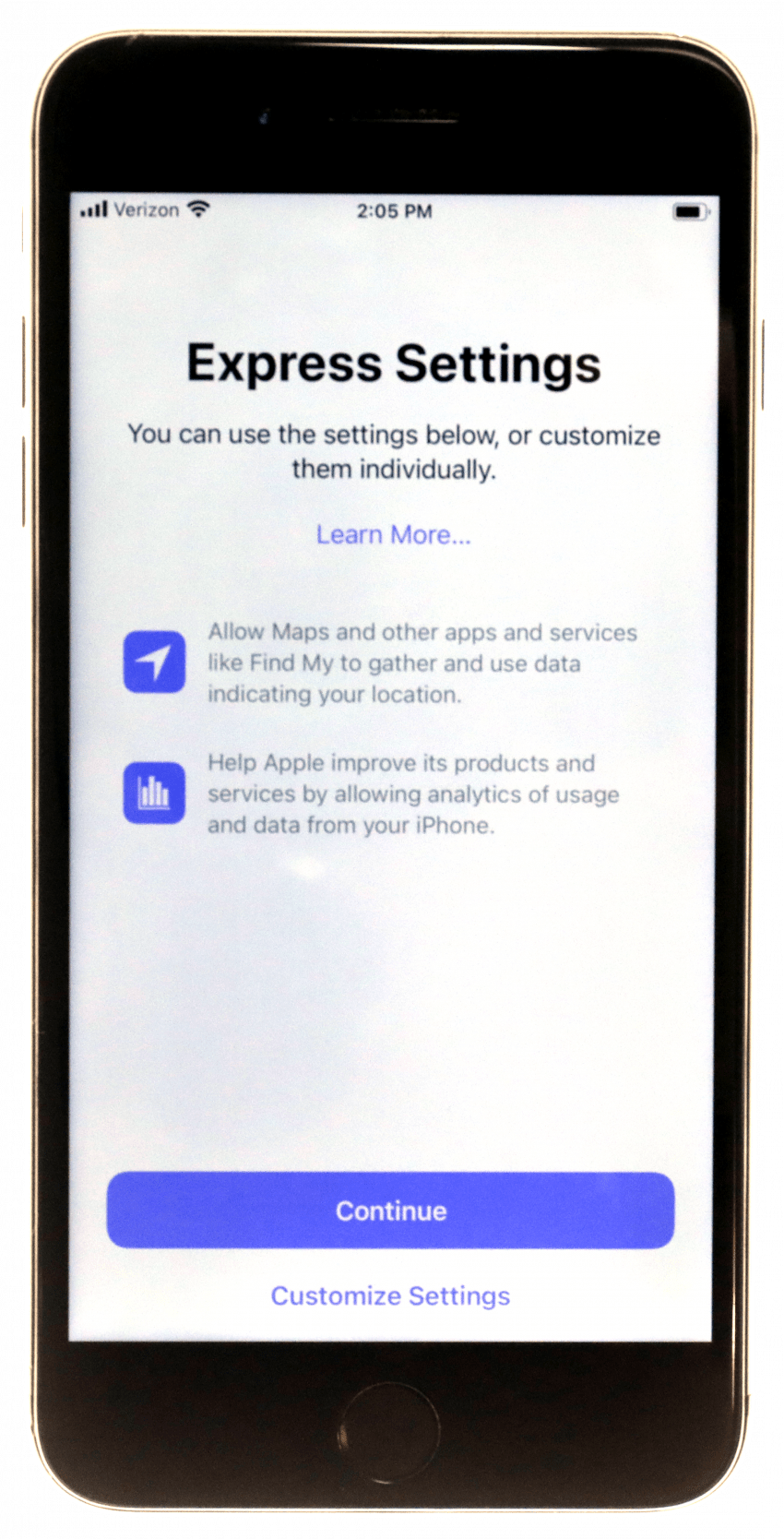Finally, you'll be asked to enable a few more of Apple’s services:
