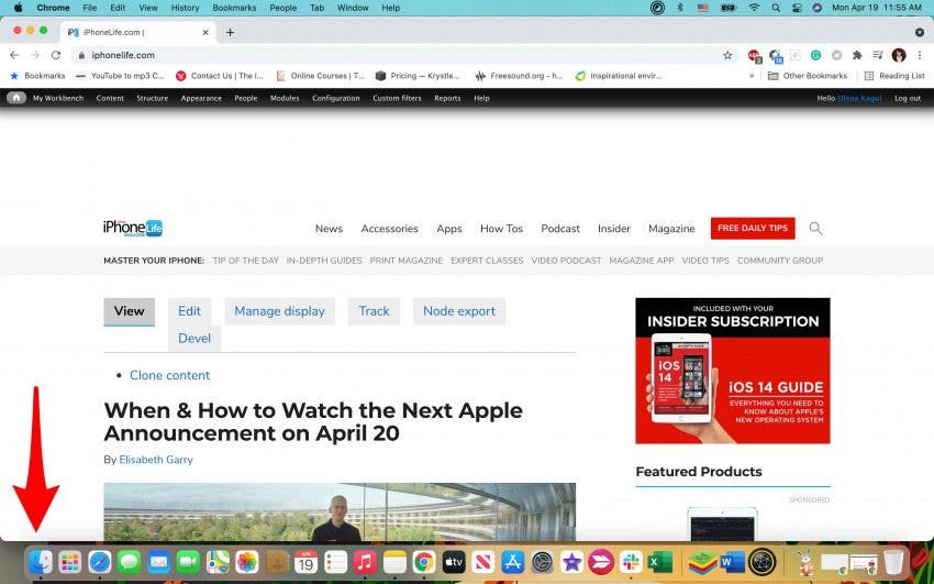 Open Finder on Mac.