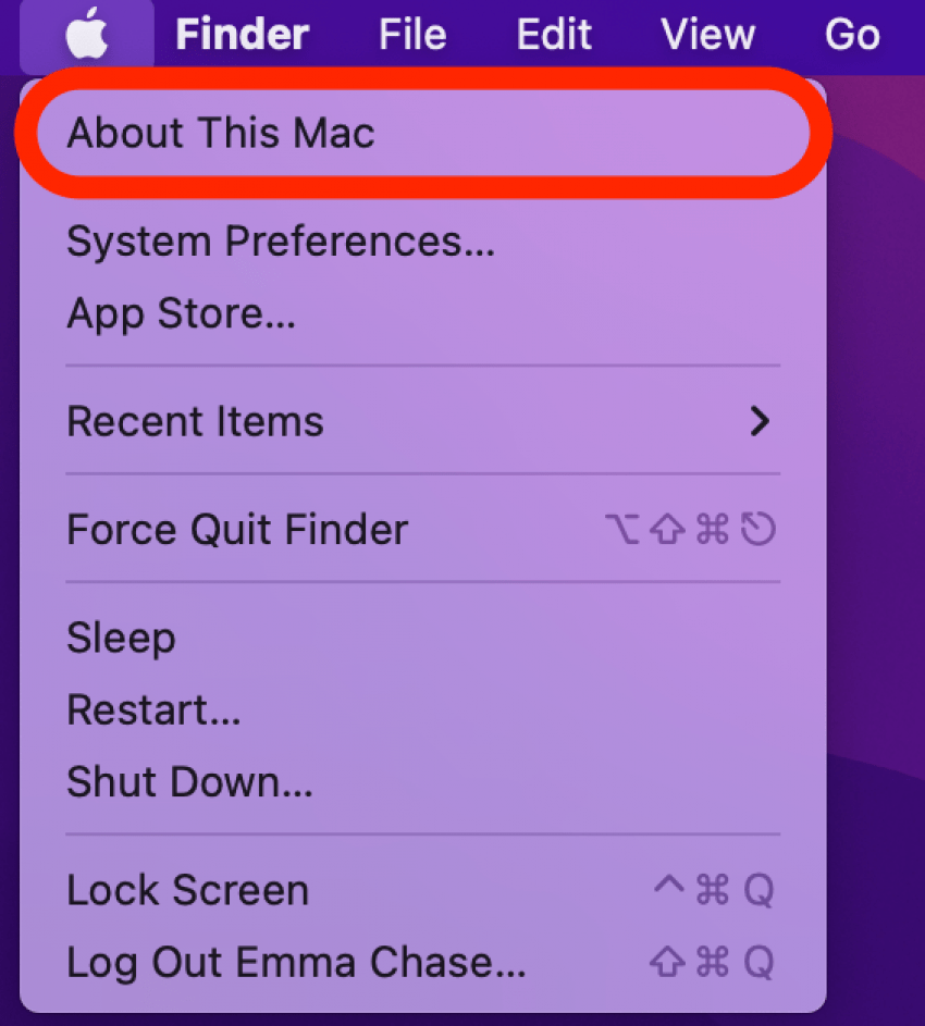 click about this mac to see if usb not showing up mac