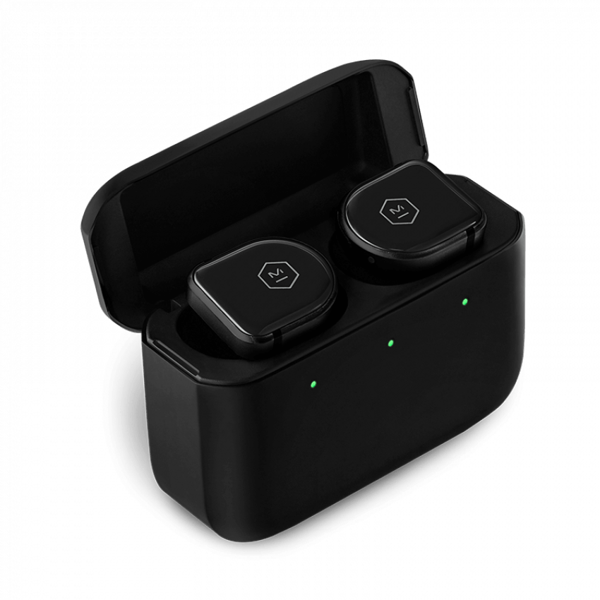 Master & Dynamic MW08 wireless earbuds.