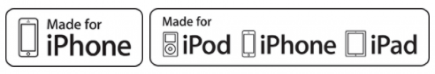 Older Made for iPhone charger label