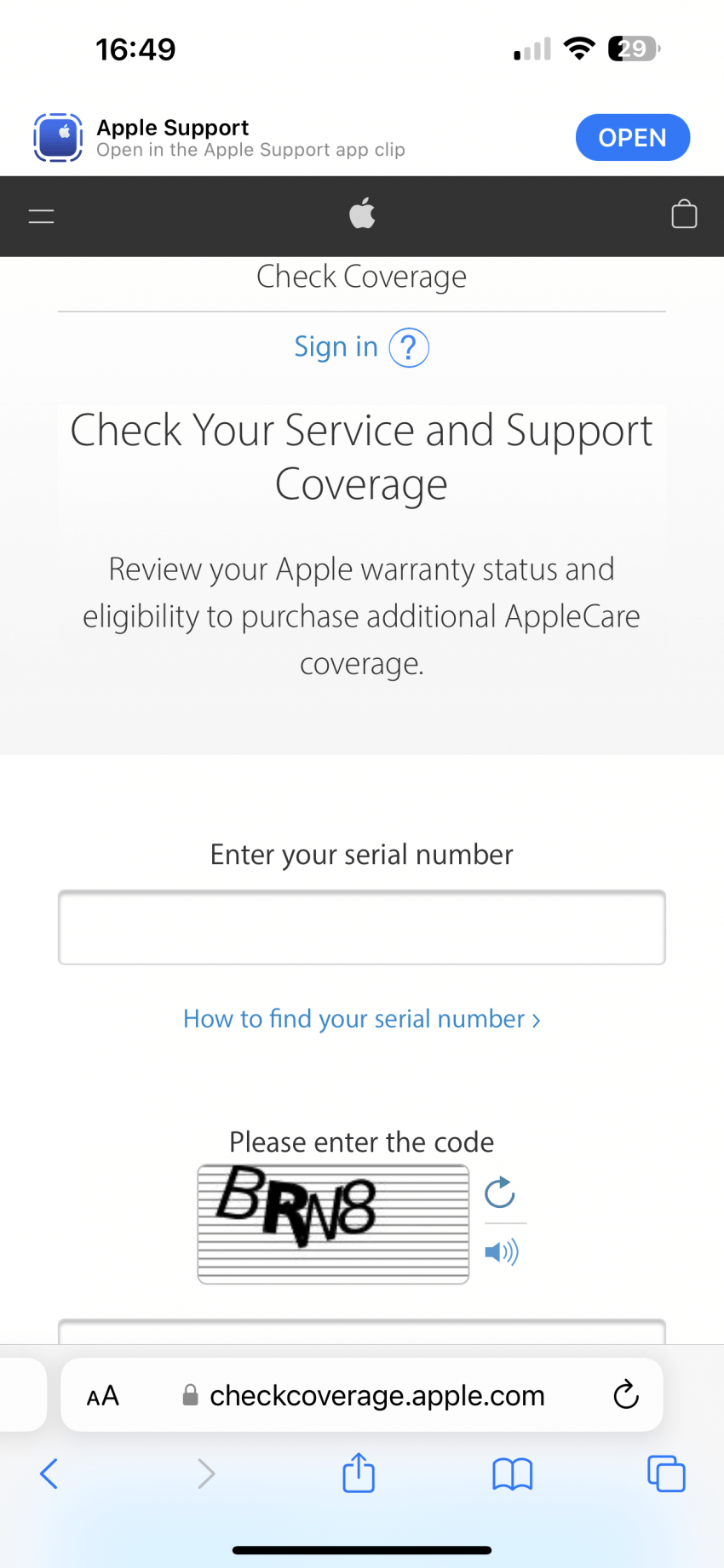 Reach Out to Apple Support