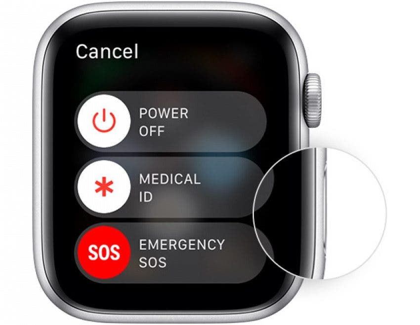 Restart apple watch to fix update issues