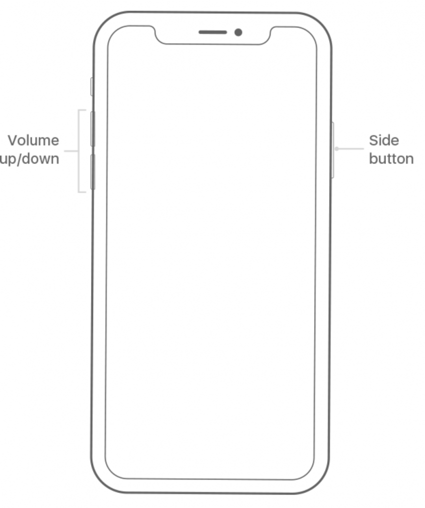 cách khởi động lại iphone x trở lên