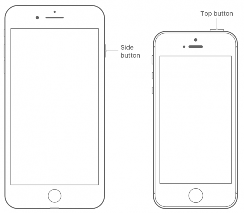 how to restart iphone 8 and earlier