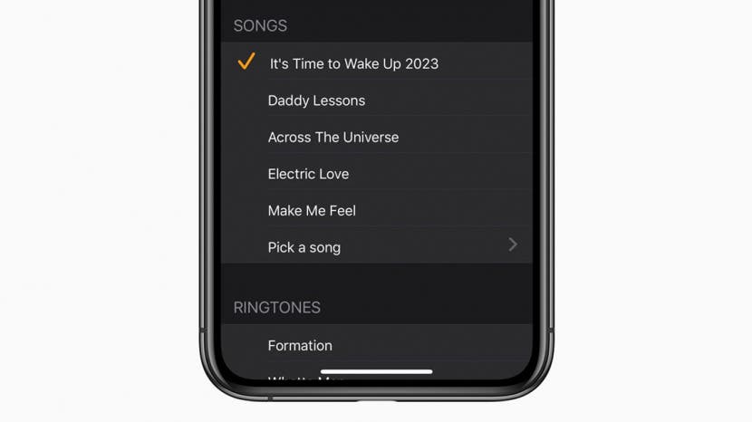 title= how to change ringtone on iphone alarm clock