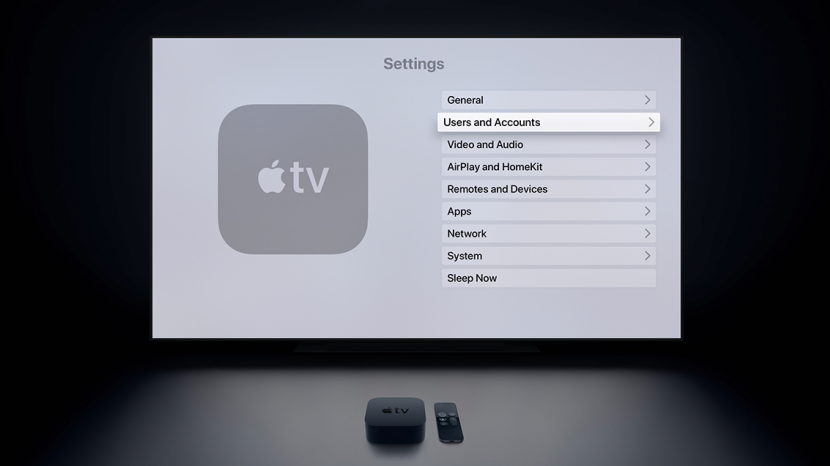 add new user for how to back up your apple tv